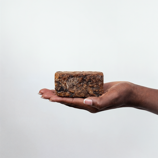 Raw African Black Soap Bar (0.5 lb)