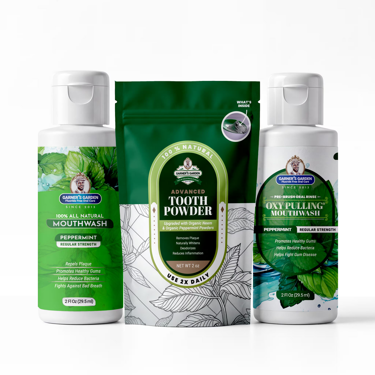 Travel Sized Oral Care Trio | Trio | H2O2 | Fluoride Free