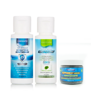 Travel Sized Oral Care Trio Peppermint