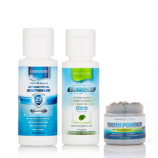 Peppermint Travel Sized Oral Care Trio